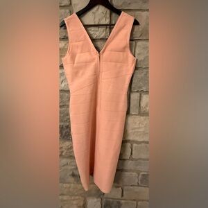 bebe Peach Sleeveless Dress